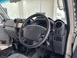 2020 Toyota Landcruiser VDJ79R GXL White 5 Speed Manual Cab Chassis