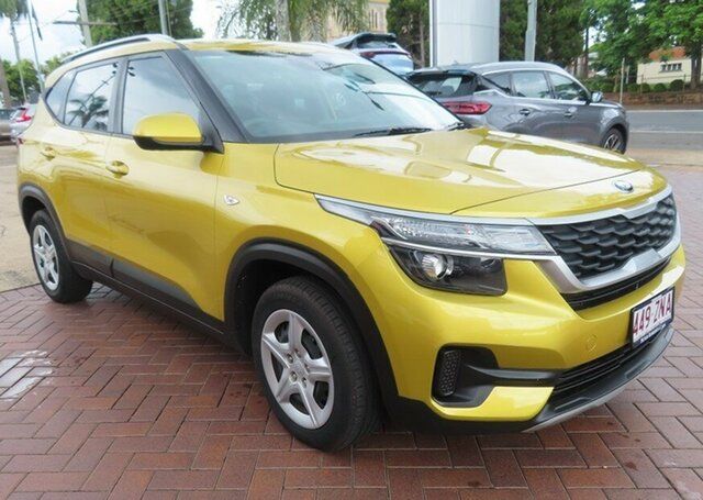 Used Kia Seltos MY20 S (FWD) With Safety Pack Toowoomba, 2019 Kia Seltos MY20 S (FWD) With Safety Pack Yellow Continuous Variable Wagon