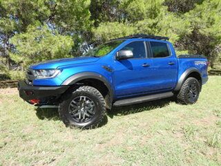 2019 Ford Ranger PX MkIII 2019.75MY Raptor Blue 10 Speed Sports Automatic Double Cab Pick Up.