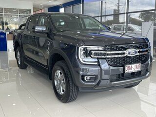 2023 Ford Ranger PY 2024.00MY XLT Meteor Grey 10 Speed Sports Automatic Double Cab Pick Up.