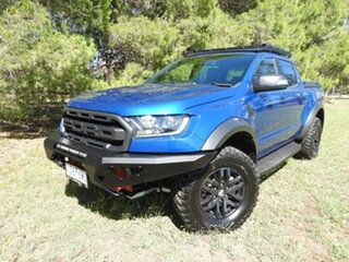 2019 Ford Ranger PX MkIII 2019.75MY Raptor Blue 10 Speed Sports Automatic Double Cab Pick Up.