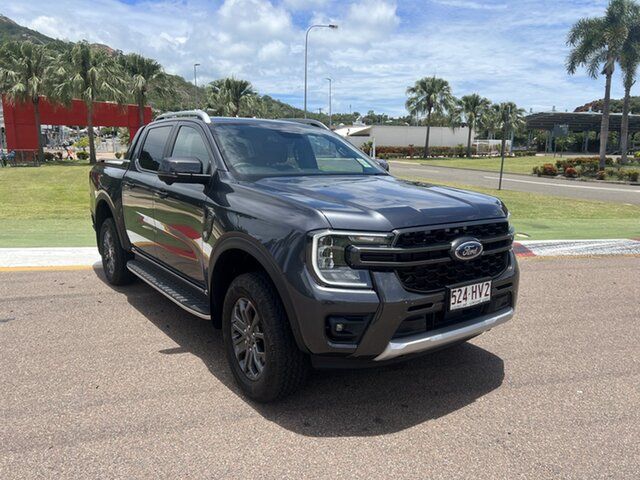 Used Ford Ranger PY 2023.50MY Wildtrak Townsville, 2023 Ford Ranger PY 2023.50MY Wildtrak Meteor Grey 10 Speed Sports Automatic Double Cab Pick Up