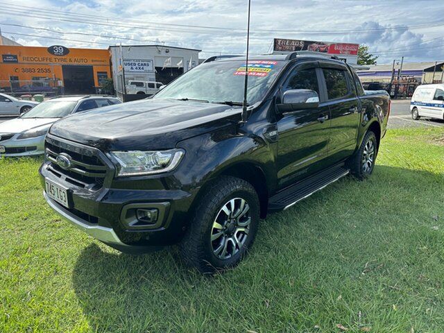 Used Ford Ranger PX MkIII 2019.00MY Wildtrak Clontarf, 2019 Ford Ranger PX MkIII 2019.00MY Wildtrak Black 6 Speed Sports Automatic Double Cab Pick Up