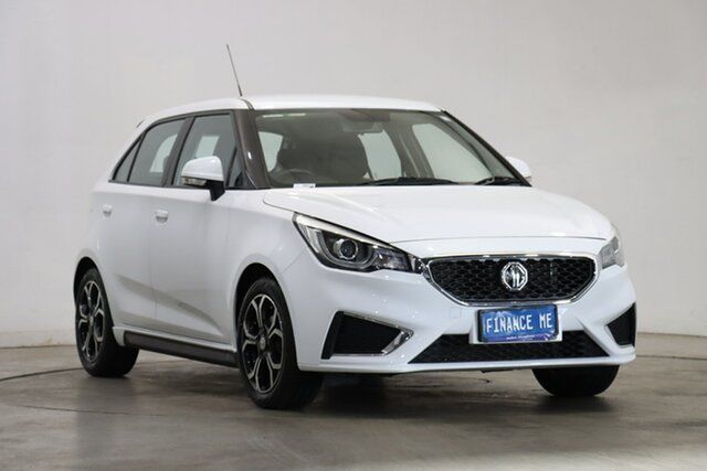 Used MG MG3 SZP1 MY21 Excite Victoria Park, 2021 MG MG3 SZP1 MY21 Excite White 4 Speed Automatic Hatchback