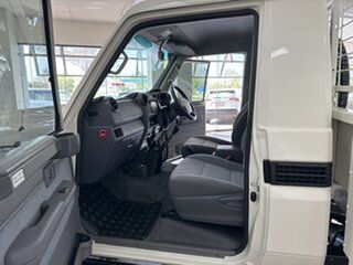 2020 Toyota Landcruiser VDJ79R GXL White 5 Speed Manual Cab Chassis