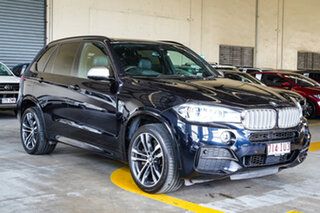 2016 BMW X5 F15 M50D Black 8 Speed Sports Automatic Wagon.