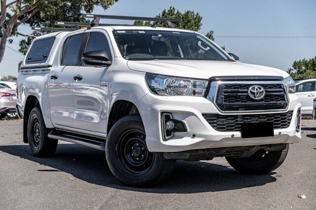Pre-Owned Toyota Hilux 4x4 Oakleigh, 2019 Toyota Hilux 4x4 Glacier White Automatic Dual Cab