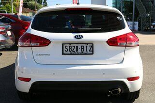 2015 Kia Cerato YD MY15 S Clear White 6 Speed Sports Automatic Hatchback