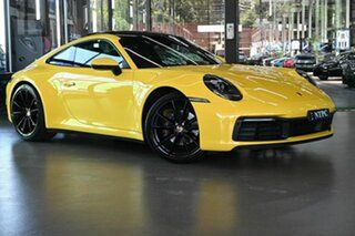2020 Porsche 911 992 MY20 Carrera PDK Yellow 8 Speed Sports Automatic Dual Clutch Coupe.
