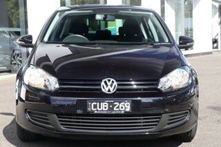 2011 Volkswagen Golf VI MY11 90TSI DSG Trendline Black 7 Speed Sports Automatic Dual Clutch