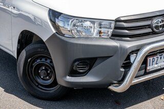 2019 Toyota Hilux Glacier White Automatic Cab Chassis.