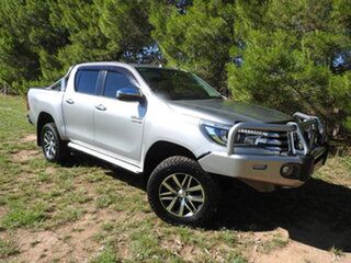 2018 Toyota Hilux GUN126R SR5 Double Cab Silver Sky 6 Speed Sports Automatic Utility