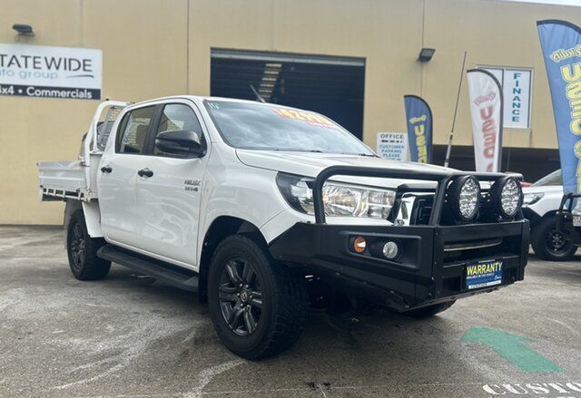 Used Toyota Hilux GUN126R MY19 SR (4x4) Capalaba, 2019 Toyota Hilux GUN126R MY19 SR (4x4) White 6 Speed Automatic Double Cab Chassis