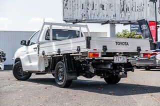 2019 Toyota Hilux Glacier White Automatic Cab Chassis.