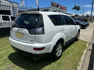 2012 Mitsubishi Outlander ZH MY12 Platinum White 6 Speed Constant Variable Wagon