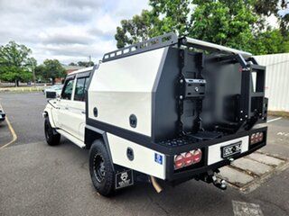 2022 Toyota Landcruiser VDJ79R Workmate Double Cab French Vanilla 5 Speed Manual Cab Chassis.