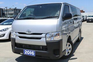 2016 Toyota HiAce KDH201R LWB Silver 4 Speed Automatic Van.