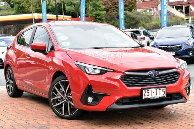 Demo Subaru Impreza G6 MY24 2.0S Lineartronic AWD Newstead, 2023 Subaru Impreza G6 MY24 2.0S Lineartronic AWD Pure Red - Black Trim 8 Speed Constant Variable