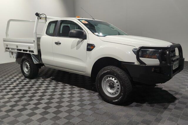 Used Ford Ranger PX MkII 2018.00MY XL Acacia Ridge, 2017 Ford Ranger PX MkII 2018.00MY XL White 6 speed Automatic Cab Chassis