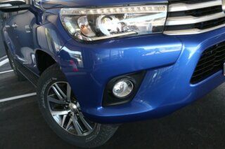 2015 Toyota Hilux GUN126R SR5 Double Cab Blue 6 Speed Sports Automatic Utility.