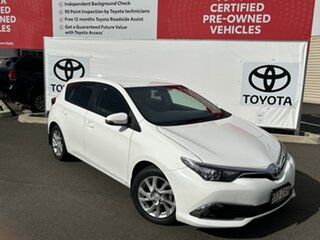 2017 Toyota Corolla ZRE182R Ascent Sport S-CVT Glacier White 7 Speed Constant Variable Hatchback.