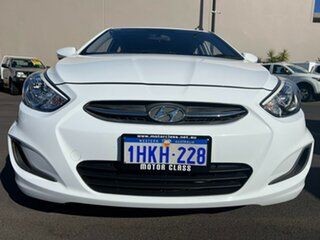2017 Hyundai Accent RB4 MY17 Active White 6 Speed Constant Variable Hatchback