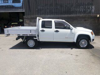 2010 Holden Colorado RC MY10.5 LX Crew Cab White 4 Speed Automatic Utility.