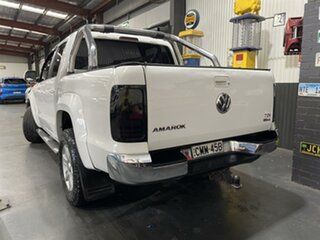 2013 Volkswagen Amarok 2H MY12.5 TDI420 Highline (4x4) White 8 Speed Automatic Dual Cab Utility