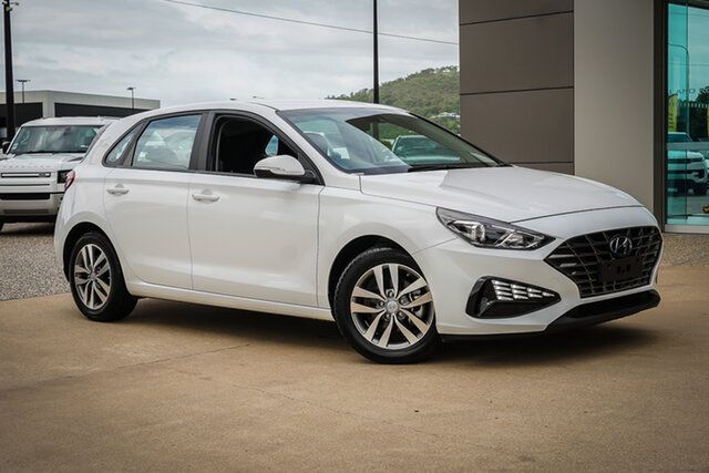 Used Hyundai i30 PD.V4 MY21 Active Townsville, 2021 Hyundai i30 PD.V4 MY21 Active White 6 Speed Sports Automatic Hatchback