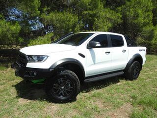 2021 Ford Ranger PX MkIII 2021.25MY Raptor White 10 Speed Sports Automatic Double Cab Pick Up.