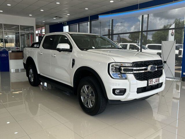 Used Ford Ranger PY 2024.00MY XLT Beaudesert, 2023 Ford Ranger PY 2024.00MY XLT Arctic White 10 Speed Sports Automatic Double Cab Pick Up