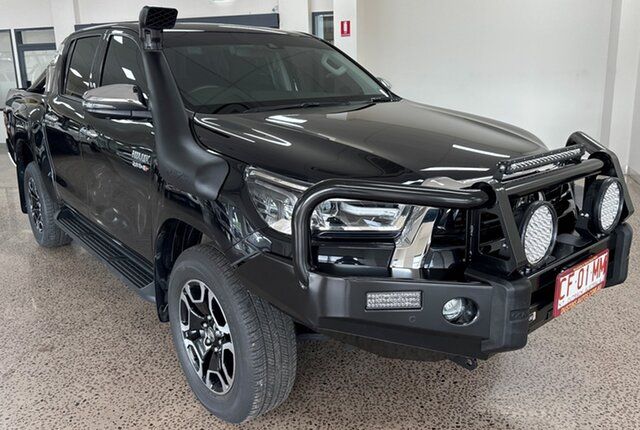 Used Toyota Hilux GUN126R SR5 Double Cab Winnellie, 2022 Toyota Hilux GUN126R SR5 Double Cab Black 6 Speed Sports Automatic Utility