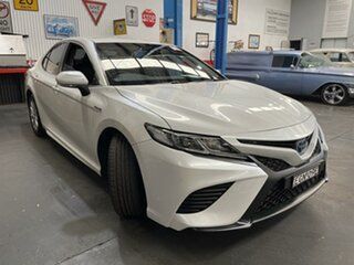 2020 Toyota Camry AXVH71R Ascent Sport Hybrid White Continuous Variable Sedan