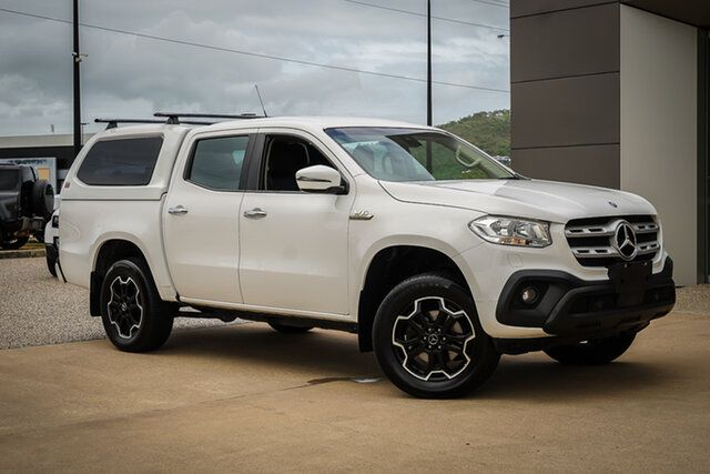 Used Mercedes-Benz X-Class 470 X350d 7G-Tronic + 4MATIC Progressive Townsville, 2020 Mercedes-Benz X-Class 470 X350d 7G-Tronic + 4MATIC Progressive White 7 Speed Sports Automatic