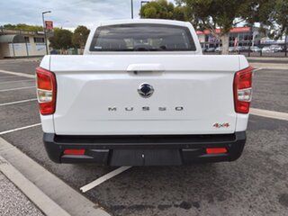 2023 Ssangyong Musso Q261 MY24 Ultimate Luxury Crew Cab Pearl White 6 Speed Sports Automatic Utility