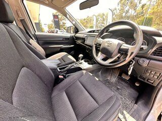 2018 Toyota Hilux GUN126R SR Double Cab White 6 Speed Sports Automatic Utility