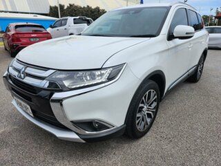 2017 Mitsubishi Outlander ZK MY17 LS 4WD Safety Pack White 6 Speed Constant Variable Wagon