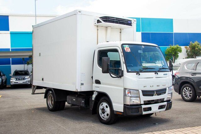 Used Fuso Canter 515 Robina, 2015 Fuso Canter 515 White Automatic Cab Chassis