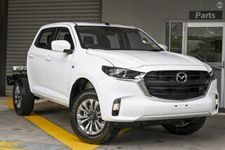 2023 Mazda BT-50 TFS40J XT White 6 Speed Sports Automatic Cab Chassis.