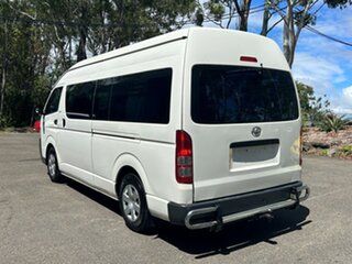 2007 Toyota HiAce KDH223R Commuter High Roof Super LWB White 5 Speed Manual Bus