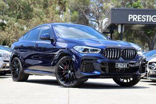 2022 BMW X6 G06 xDrive30d Coupe Steptronic M Sport Blue 8 Speed Sports Automatic Wagon.
