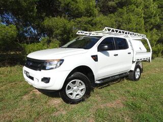 2014 Ford Ranger PX XL Silver 6 Speed Manual Cab Chassis
