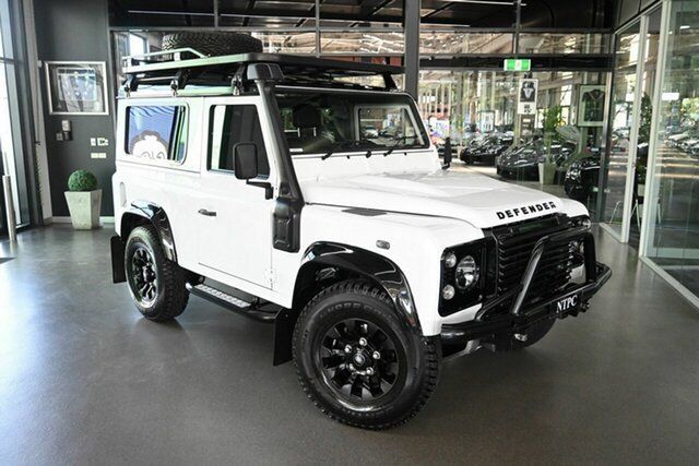 Used Land Rover Defender 90 MY16 Standard North Melbourne, 2016 Land Rover Defender 90 MY16 Standard White 6 Speed Manual Wagon