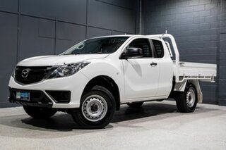 2018 Mazda BT-50 XT Hi-Rider (4x2) (5Yr) White 6 Speed Automatic Freestyle Cab Chassis.