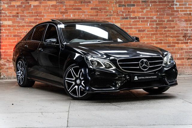 Used Mercedes-Benz E-Class W212 806MY E250 7G-Tronic + Mulgrave, 2015 Mercedes-Benz E-Class W212 806MY E250 7G-Tronic + Obsidian Black Metallic 7 Speed