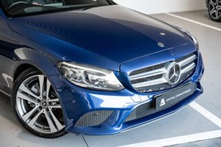 2019 Mercedes-Benz C-Class W205 809MY C300 9G-Tronic Brilliant Blue 9 Speed Sports Automatic Sedan