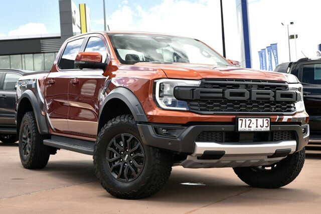 Used Ford Ranger PY 2024.00MY Raptor Toowoomba, 2023 Ford Ranger PY 2024.00MY Raptor Orange 10 Speed Sports Automatic Double Cab Pick Up