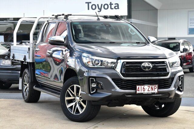 Pre-Owned Toyota Hilux GUN126R SR5 Double Cab North Lakes, 2019 Toyota Hilux GUN126R SR5 Double Cab Graphite 6 Speed Sports Automatic Utility