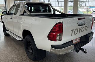 2018 Toyota Hilux GUN125R Workmate Extra Cab White 6 Speed Sports Automatic Cab Chassis