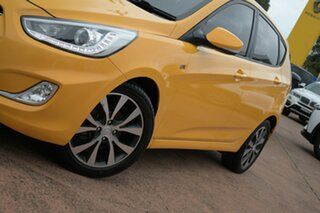 2013 Hyundai Accent RB3 SR Yellow 6 Speed Manual Hatchback